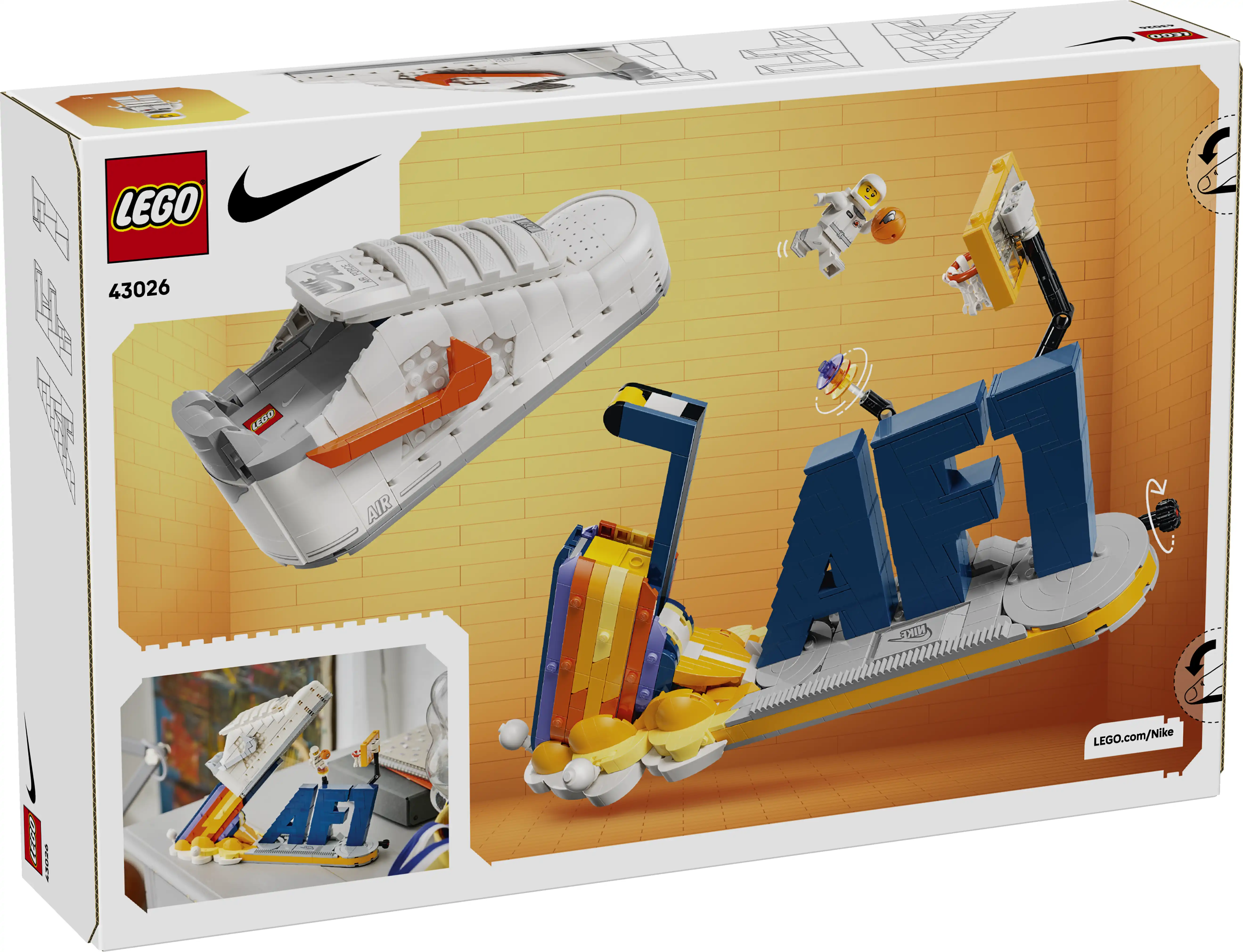 Zdjecie zestawu LEGO 43026 Nike Zestaw Nike Air Force 1 x LEGO® 3