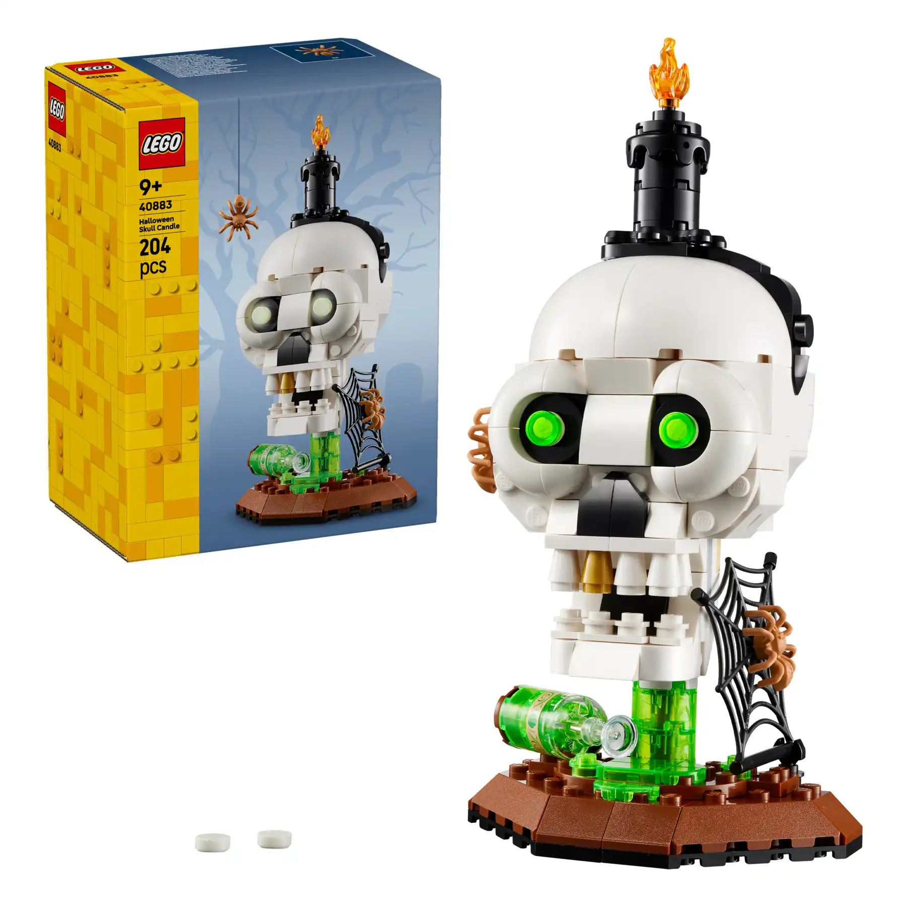 Zdjecie zestawu LEGO 40883  Halloweenowa czaszka ze świecą 1