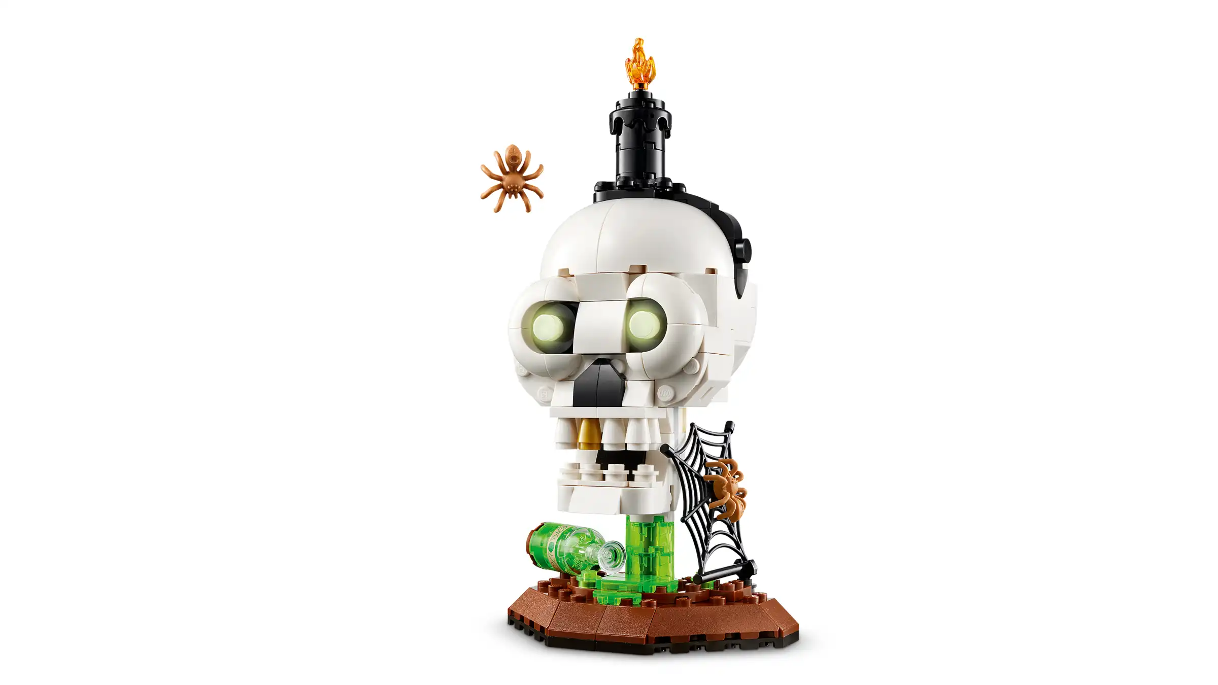 Zdjecie zestawu LEGO 40883  Halloweenowa czaszka ze świecą 3
