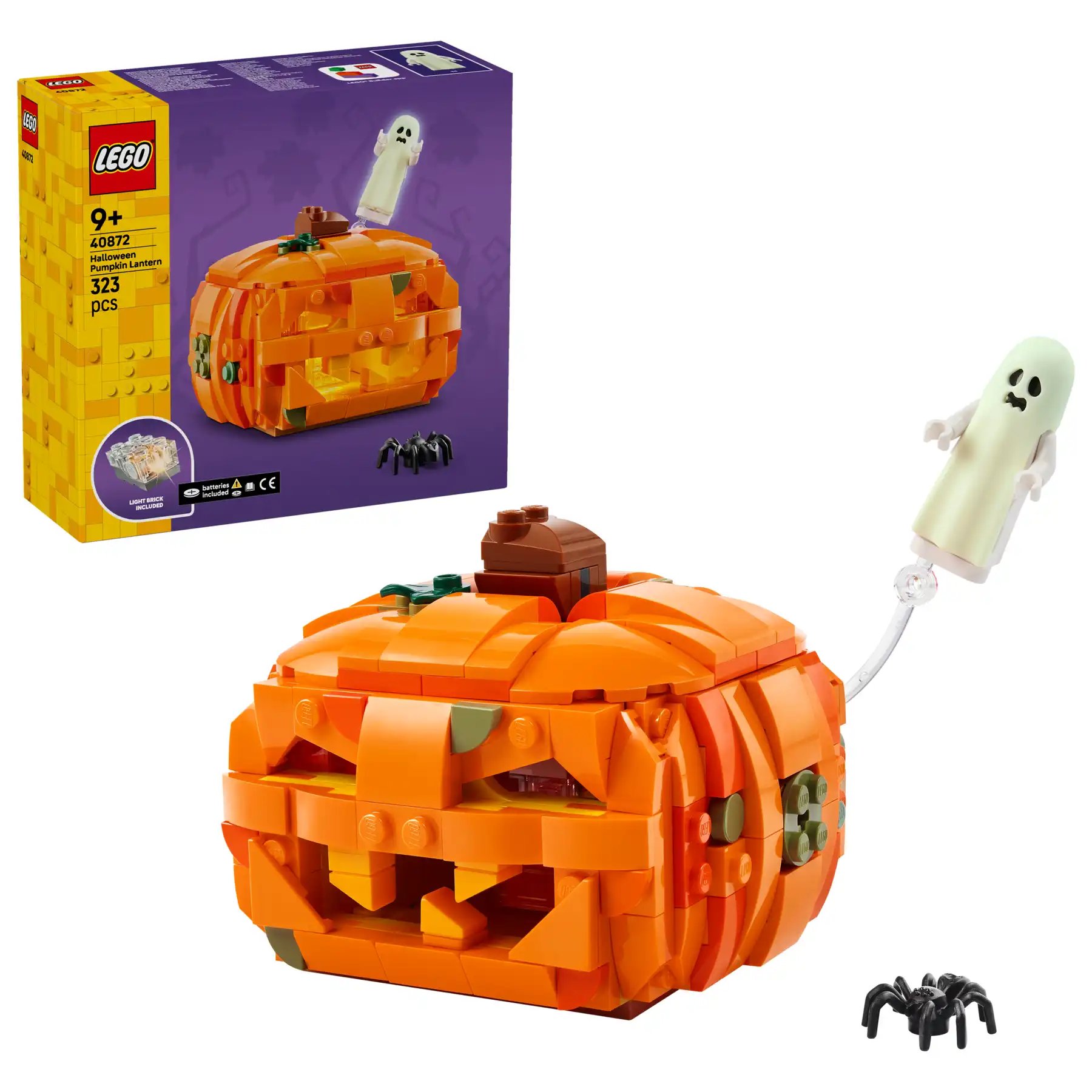 Zdjecie zestawu LEGO 40872  Halloweenowa latarnia z dyni 1