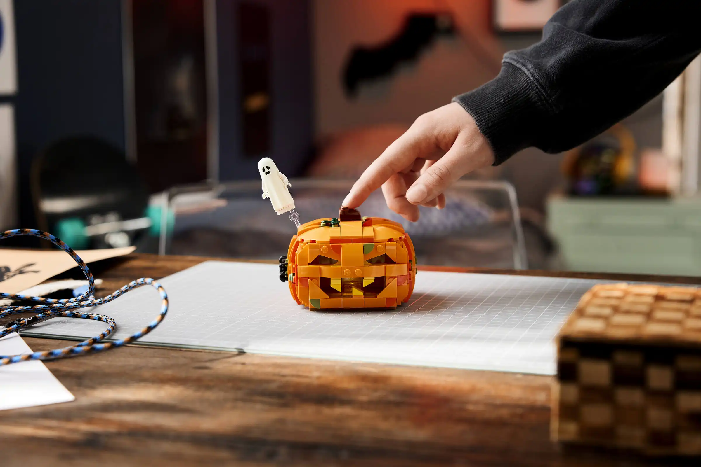 Zdjecie zestawu LEGO 40872  Halloweenowa latarnia z dyni 2