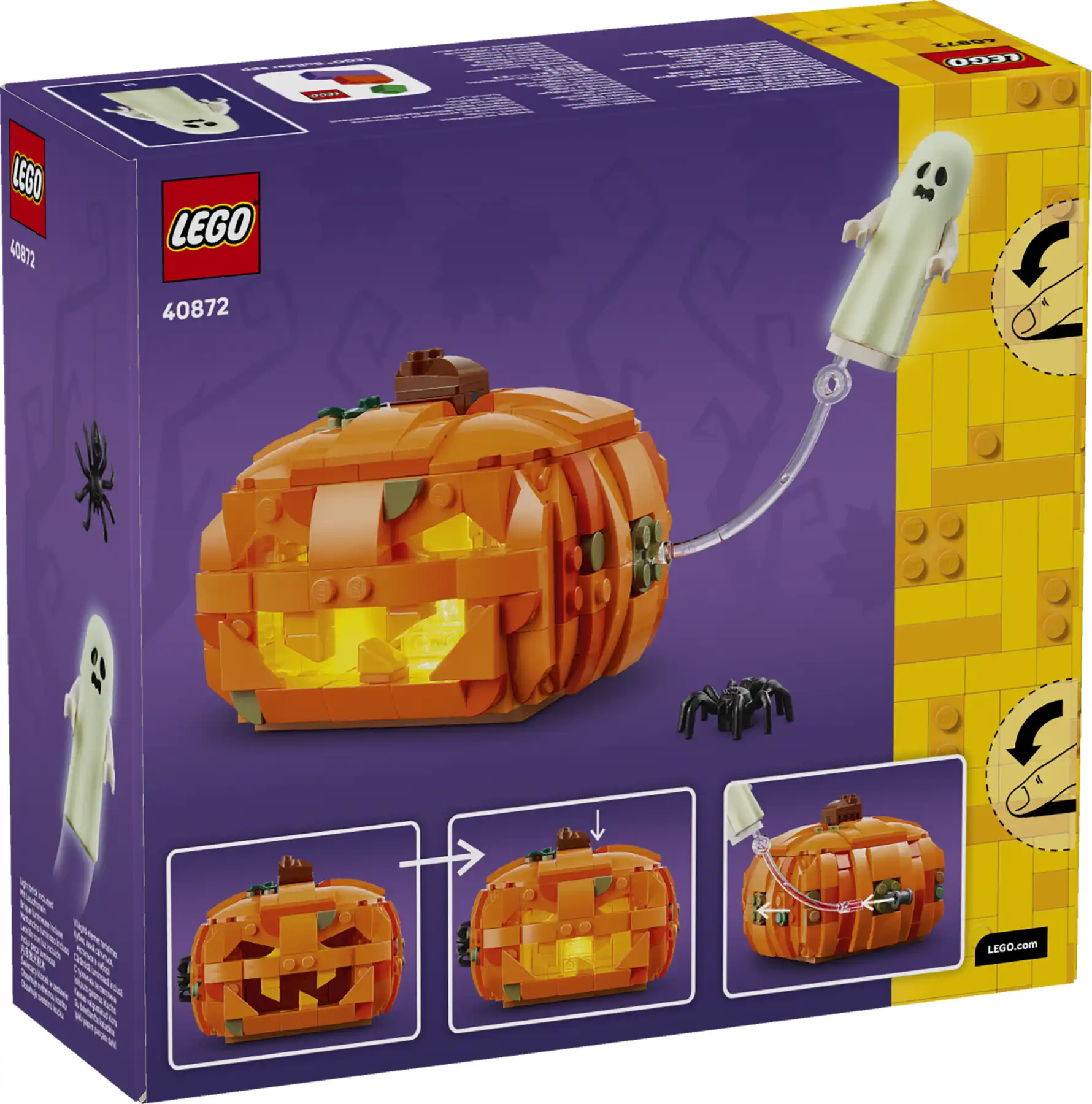 Zdjecie zestawu LEGO 40872  Halloweenowa latarnia z dyni 4