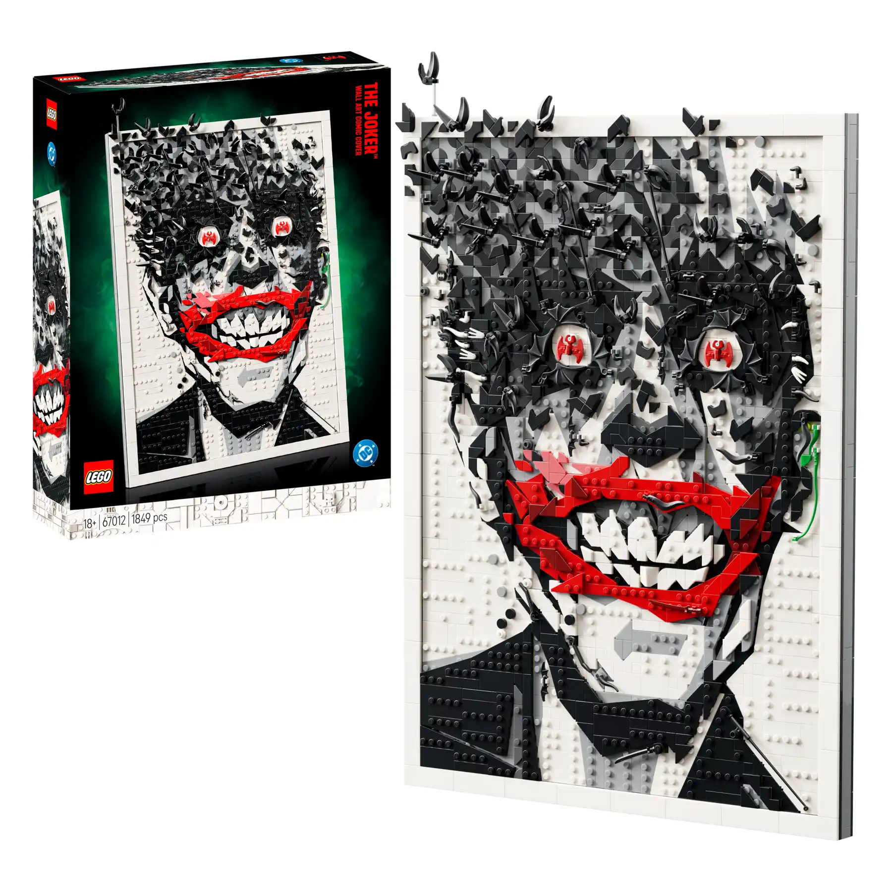 Zdjecie zestawu LEGO 67012 DC Obraz — Okładka komiksu z Jokerem™ 1