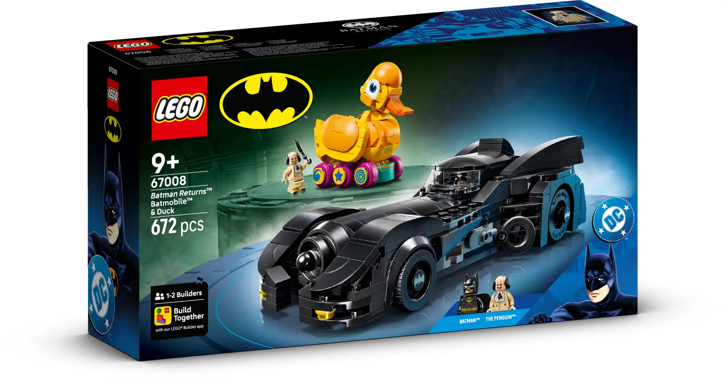 Zdjecie zestawu LEGO 67008 DC Batmobil i kaczka z filmu Powrót Batmana 1