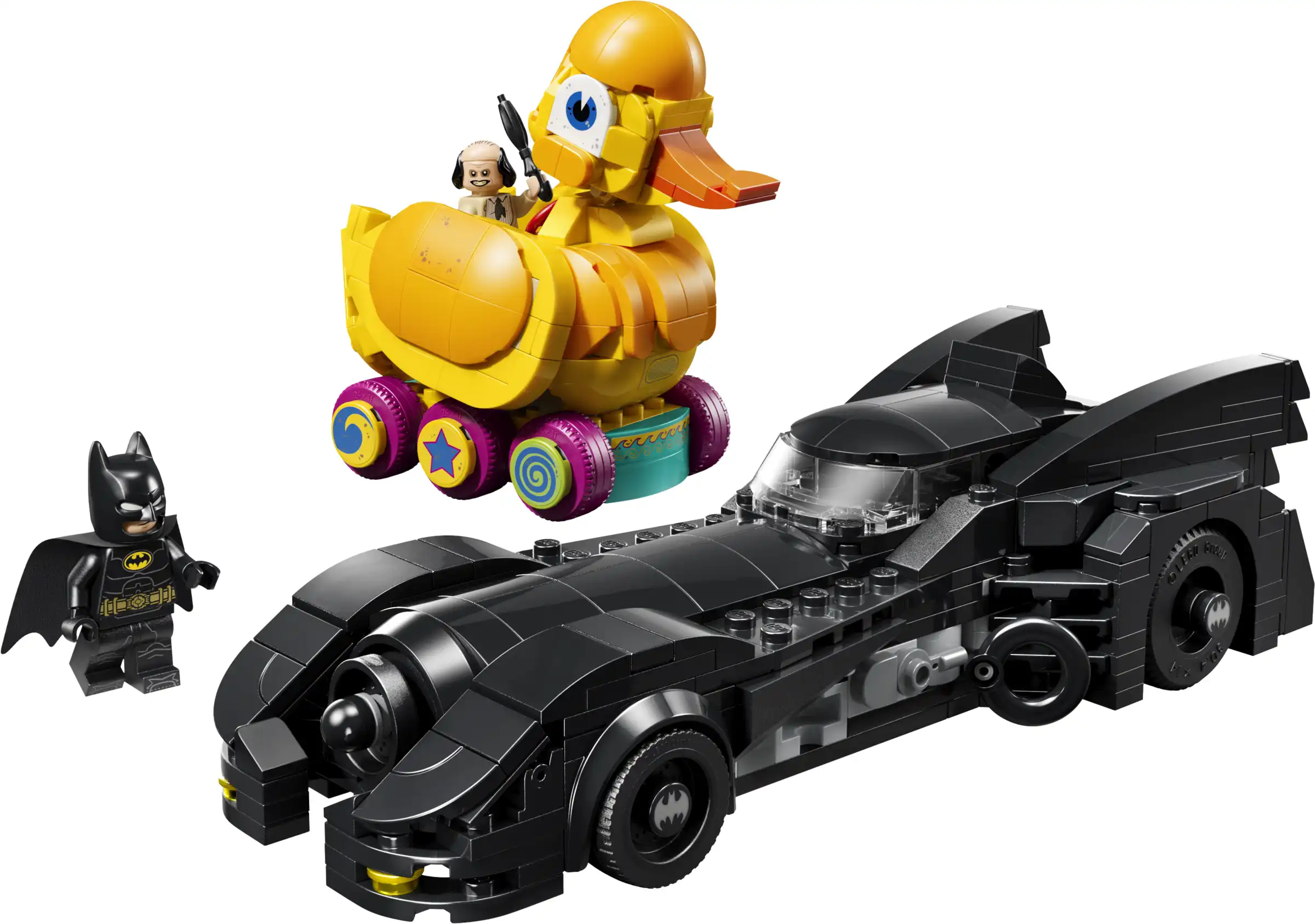 Zdjecie zestawu LEGO 67008 DC Batmobil i kaczka z filmu Powrót Batmana 4
