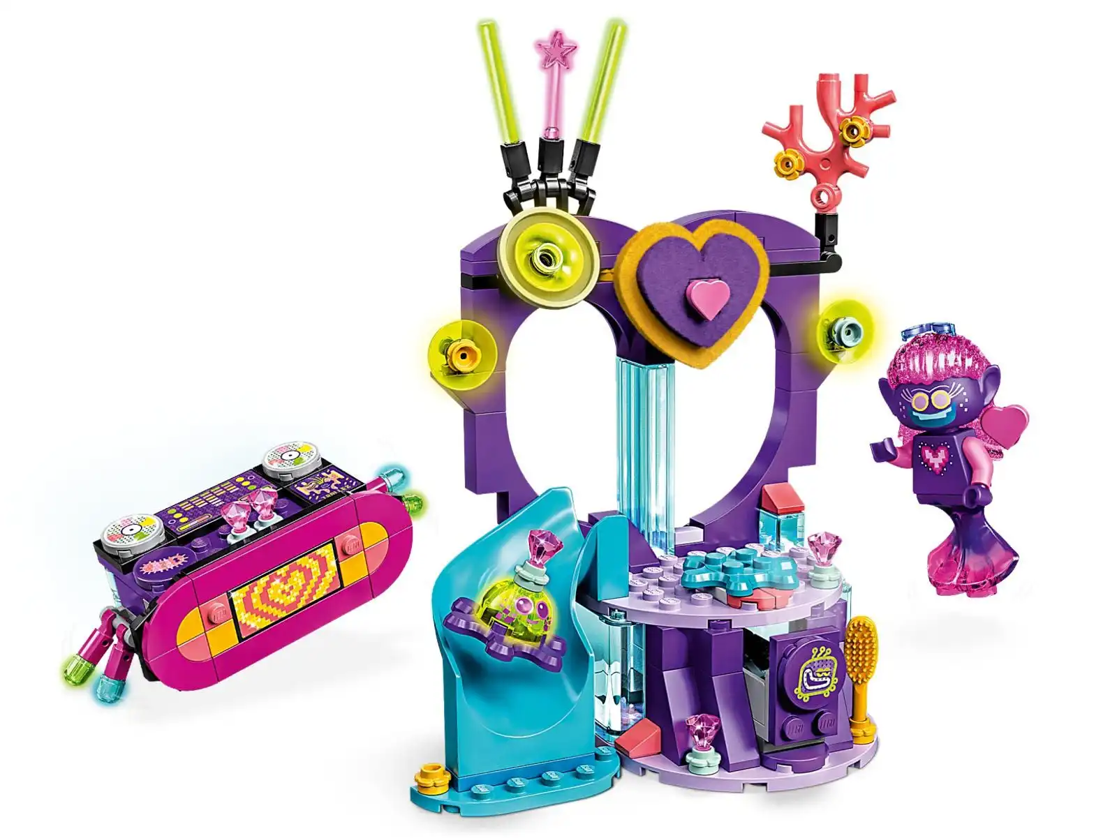 Zdjecie zestawu LEGO 41250 Trolls World Tour Impreza techno na rafie 2