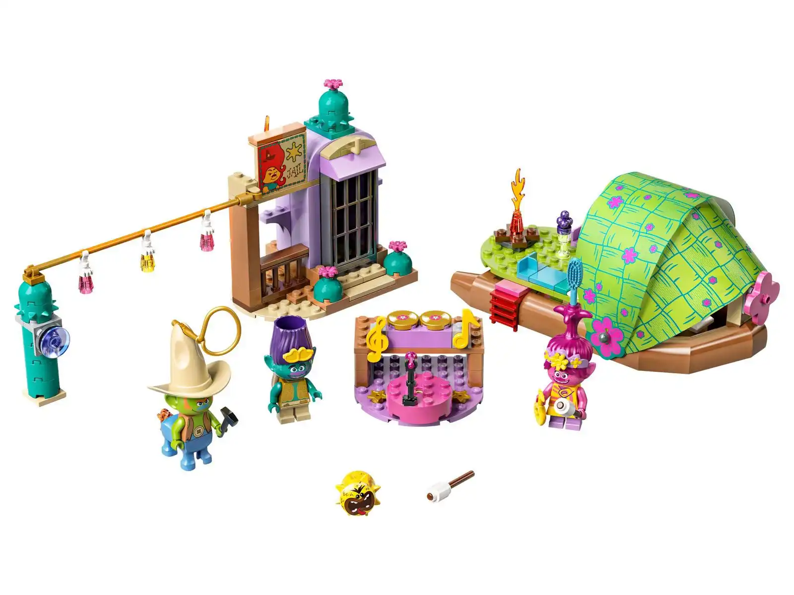 Zdjecie zestawu LEGO 41253 Trolls World Tour Pustkowie i przygoda na tratwie 4