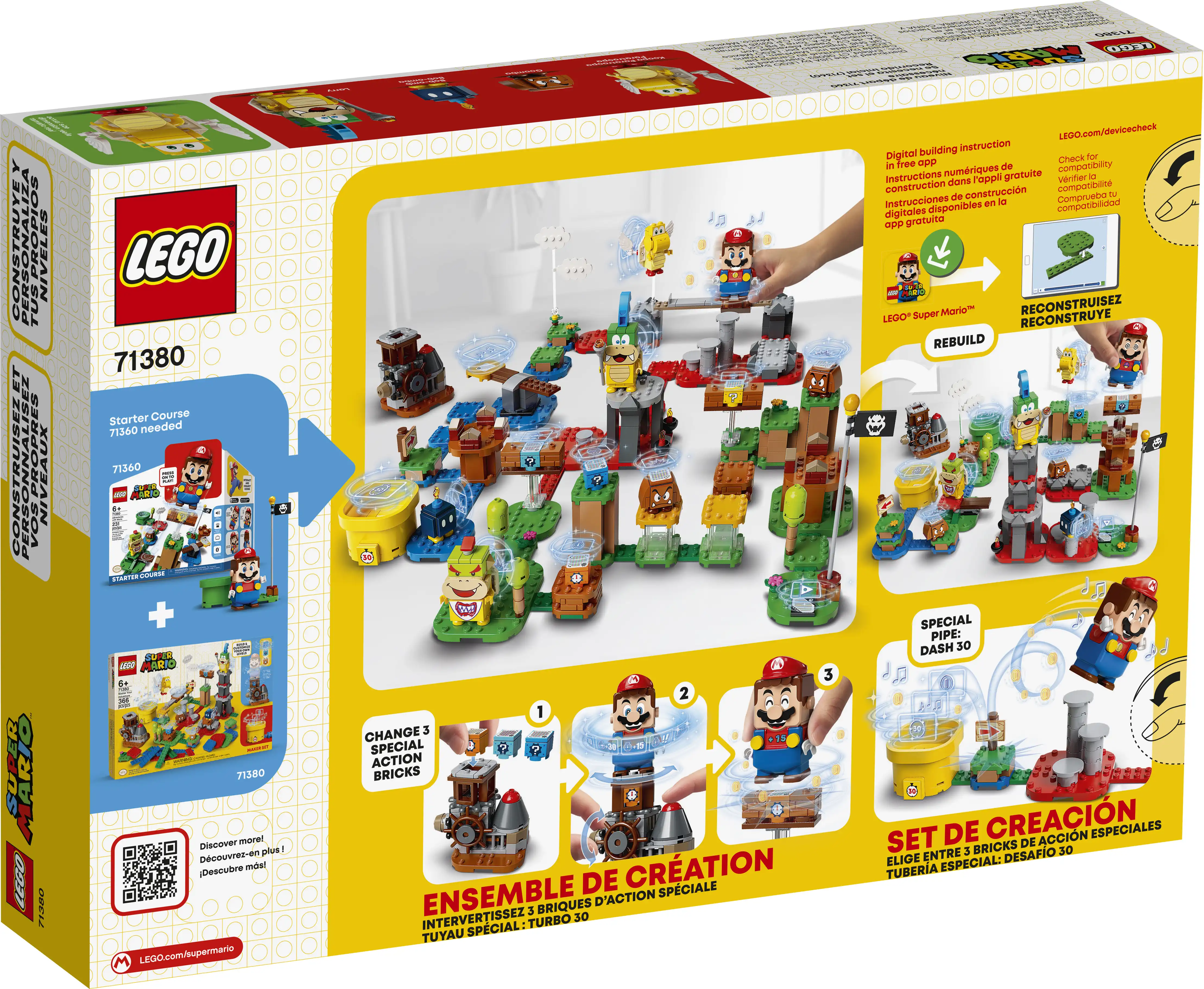 Zdjecie zestawu LEGO 71380 Super Mario Mistrzowskie przygody - zestaw twórcy 4