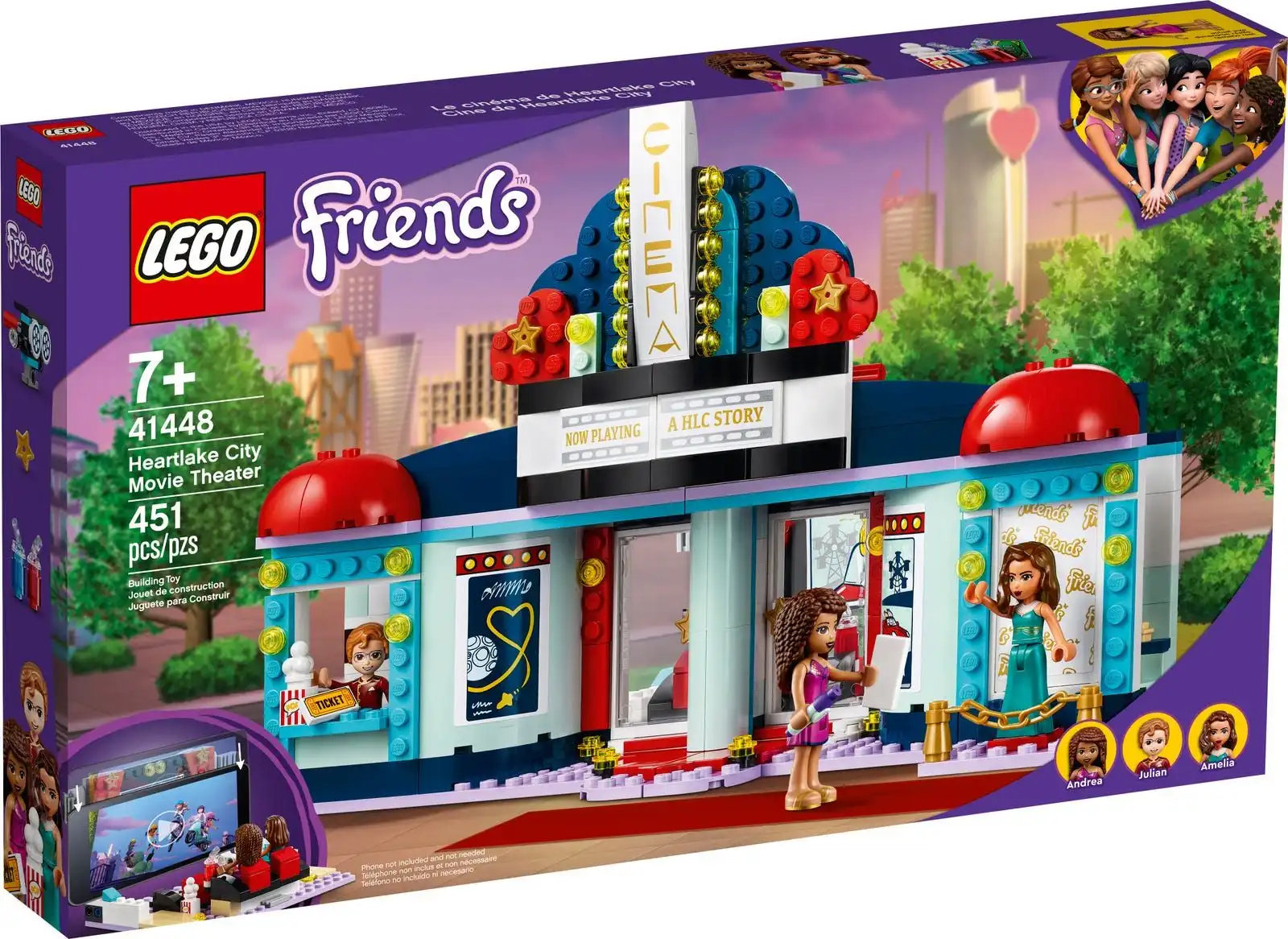 Zdjecie zestawu LEGO 41448 Friends Kino w Heartlake City 1