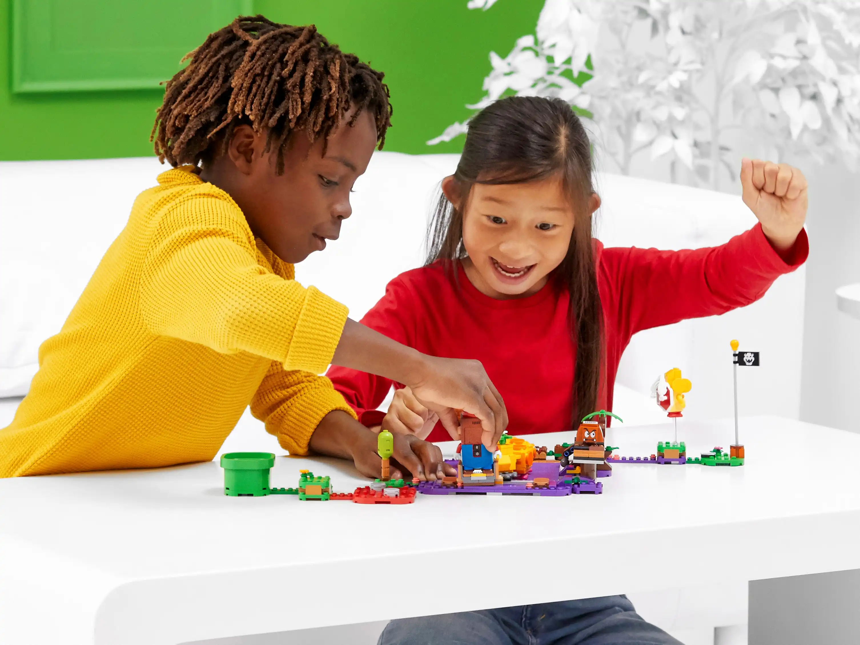 Zdjecie zestawu LEGO 71383 Super Mario Trujące bagno Wigglera - zestaw dodatkowy 3