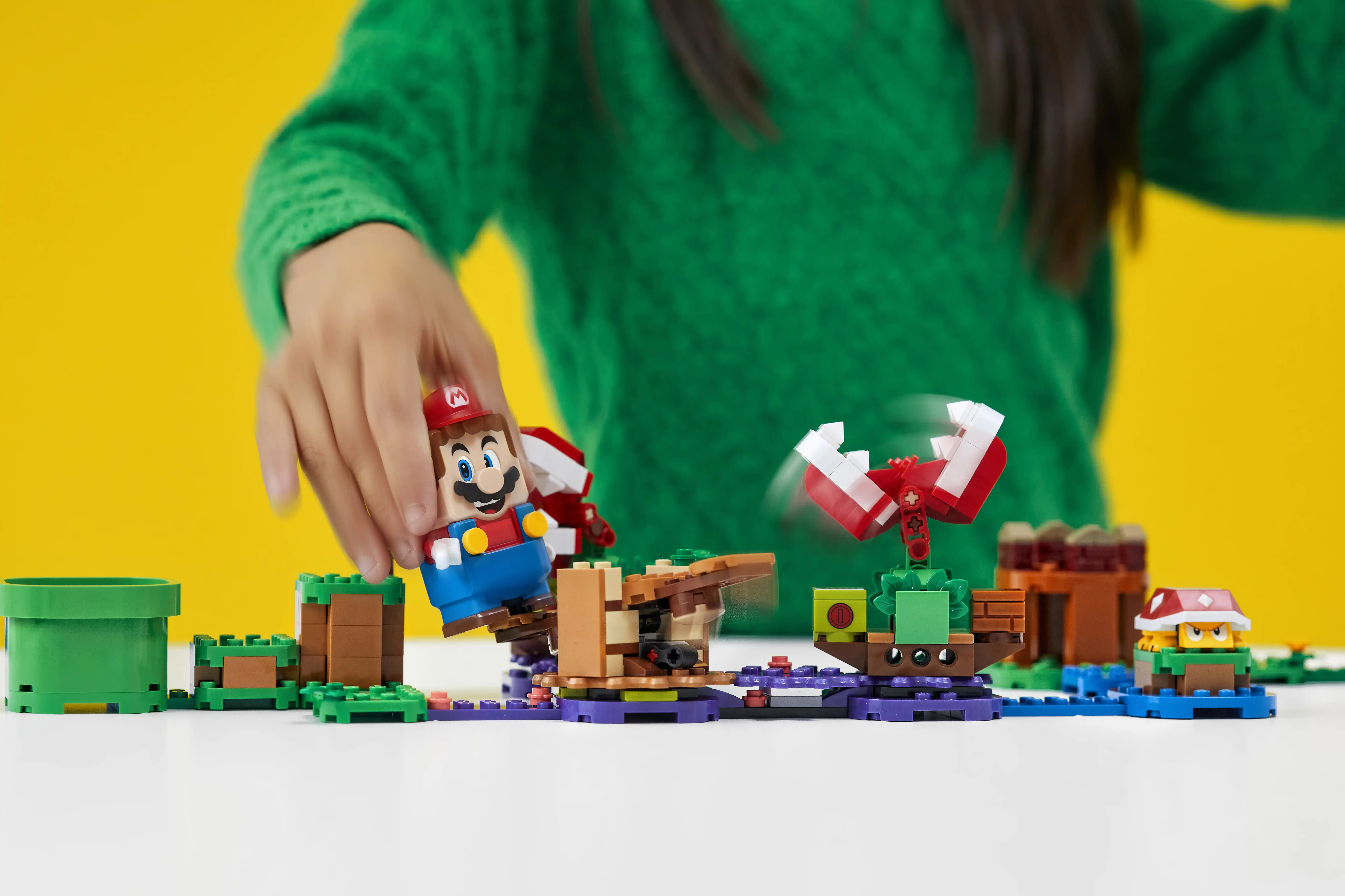 Zdjecie zestawu LEGO 71382 Super Mario Zawikłane zadanie Piranha Plant - zestaw rozszerzający 1