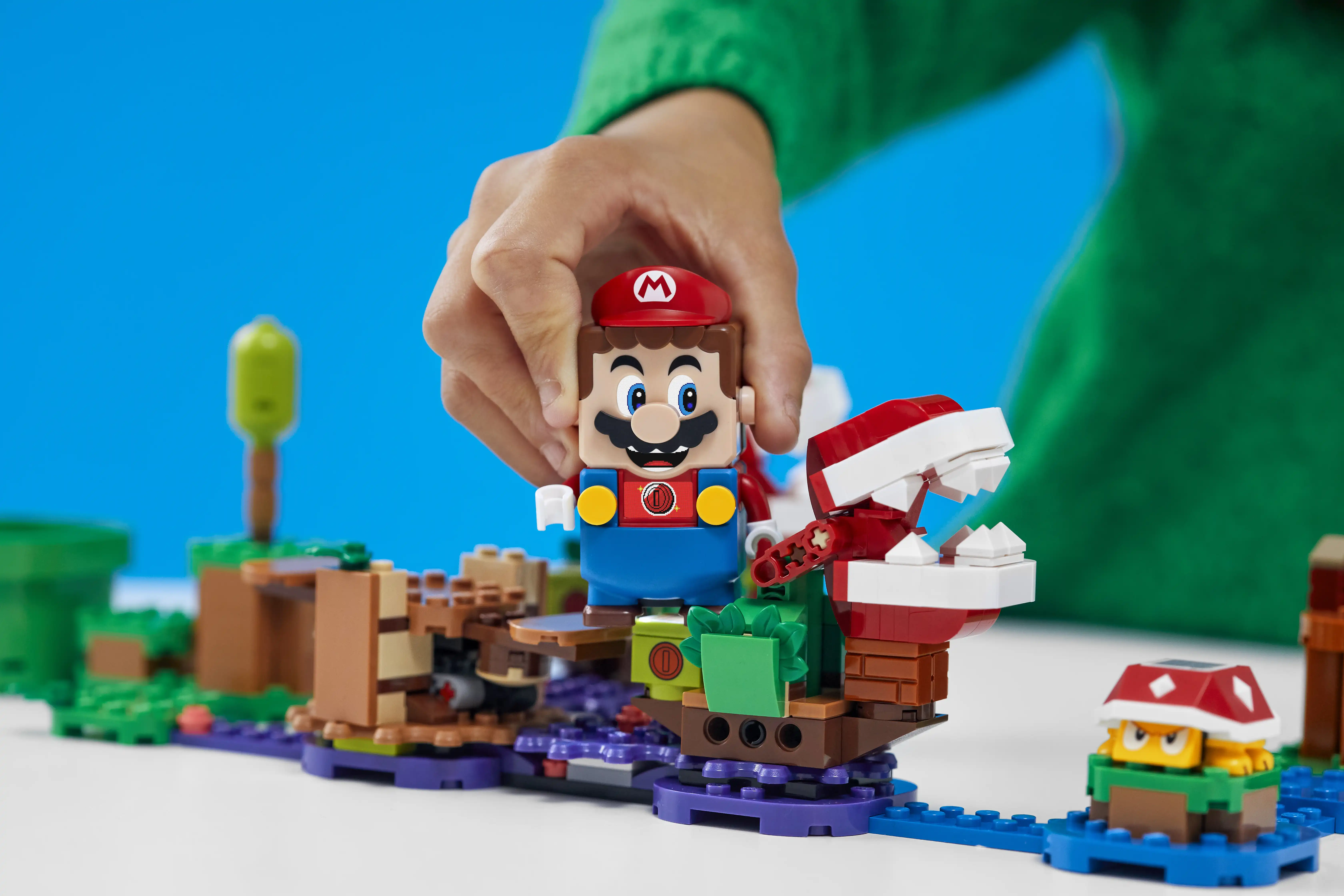 Zdjecie zestawu LEGO 71382 Super Mario Zawikłane zadanie Piranha Plant - zestaw rozszerzający 2