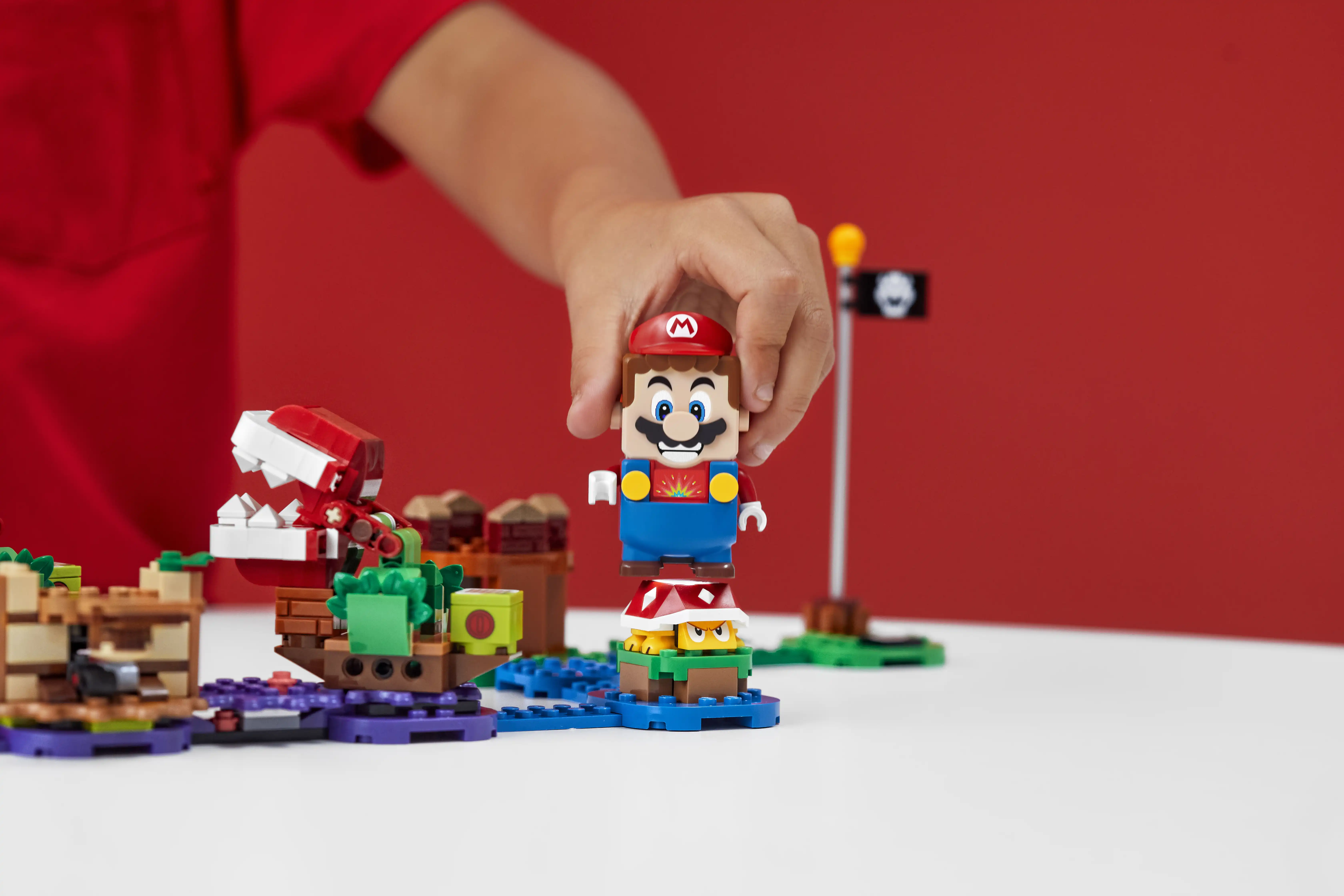 Zdjecie zestawu LEGO 71382 Super Mario Zawikłane zadanie Piranha Plant - zestaw rozszerzający 3