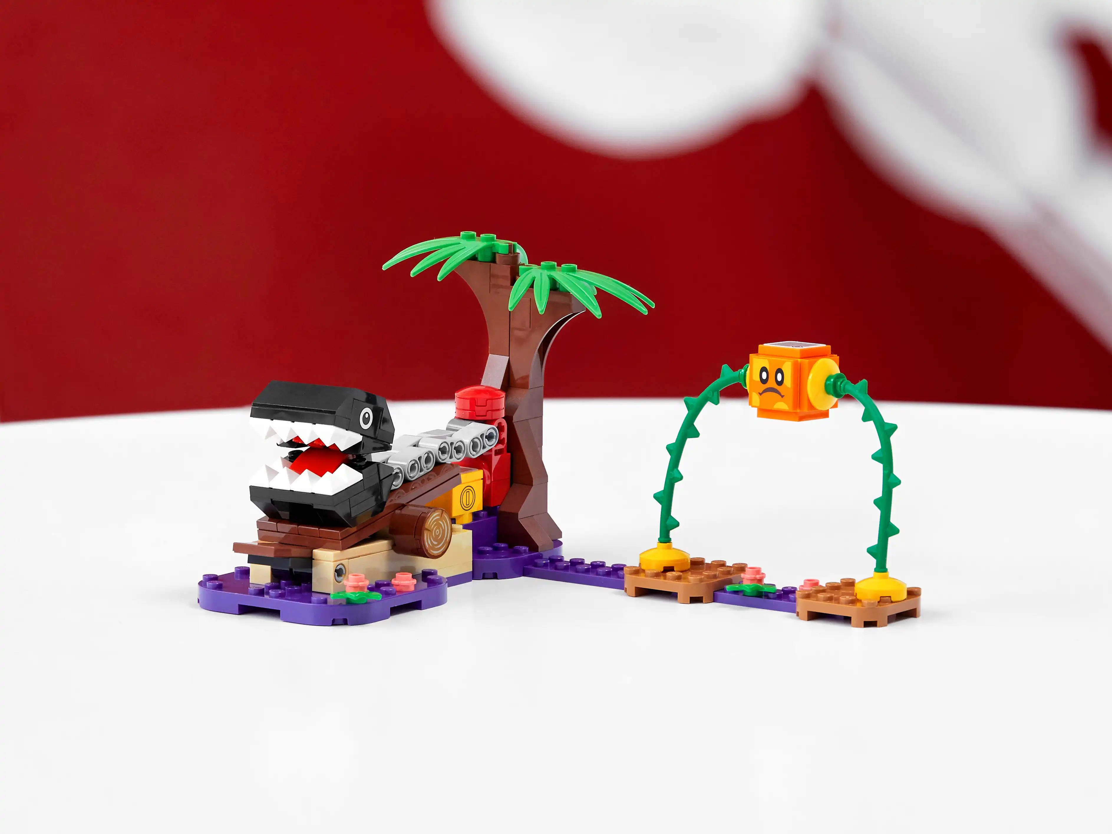 Zdjecie zestawu LEGO 71381 Super Mario Spotkanie z Chain Chompem w dżungli - zestaw dodatkowy 2