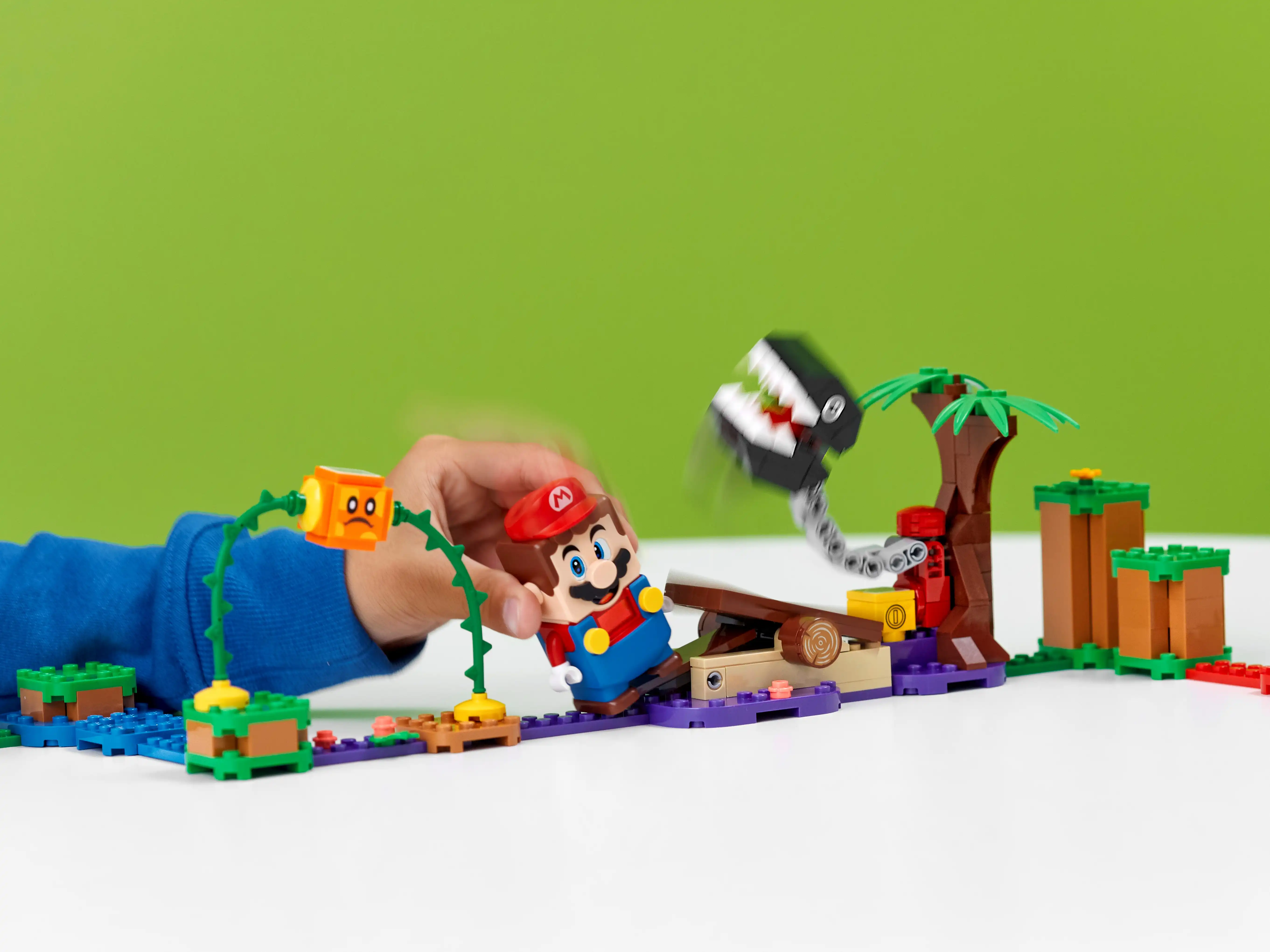 Zdjecie zestawu LEGO 71381 Super Mario Spotkanie z Chain Chompem w dżungli - zestaw dodatkowy 4