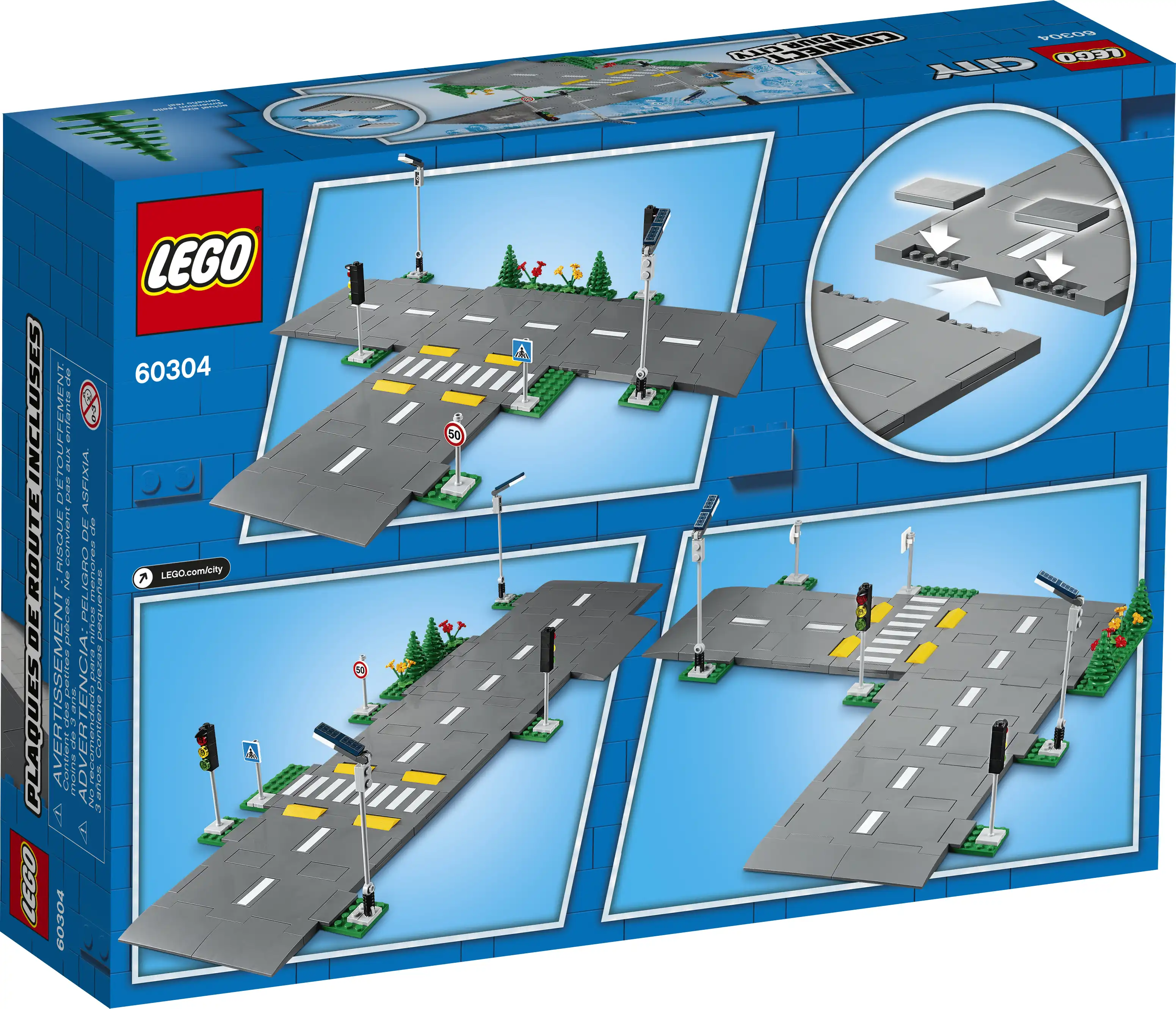 Zdjecie zestawu LEGO 60304 City Płyty drogowe 1
