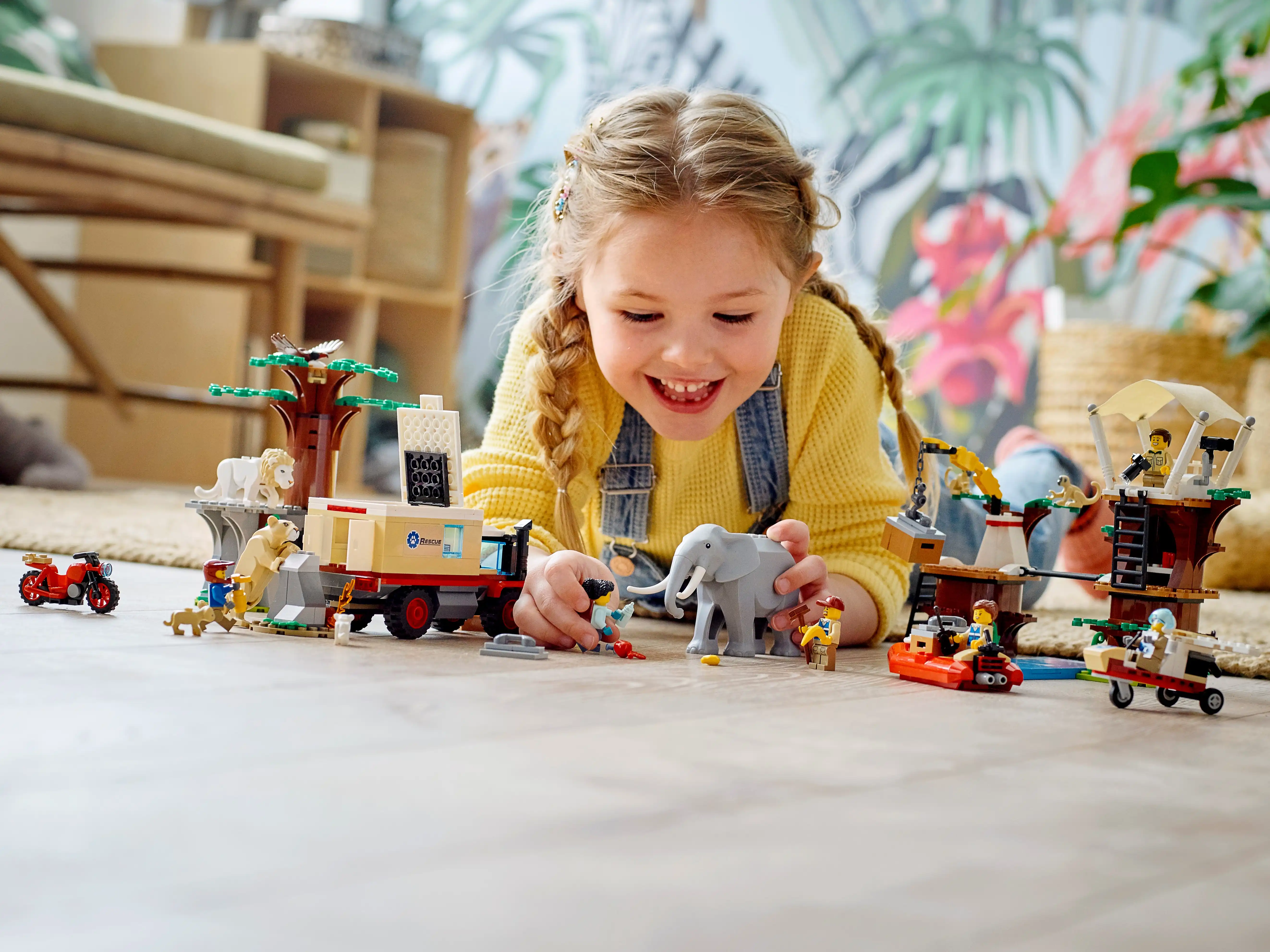 Zdjecie zestawu LEGO 60307 City Obóz ratowników dzikich zwierząt 2