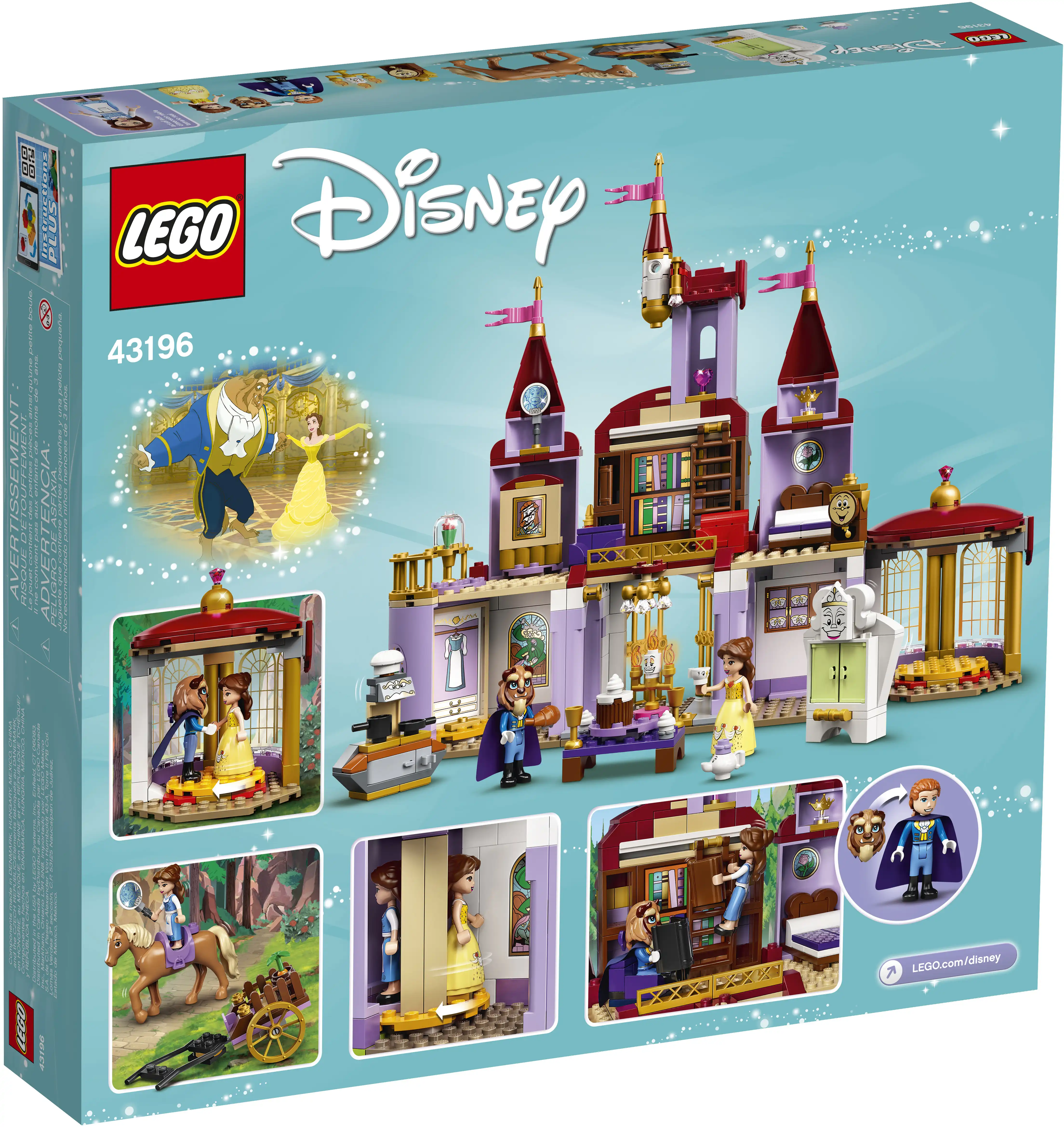 Zdjecie zestawu LEGO 43196 Disney Zamek Belli i Bestii 2