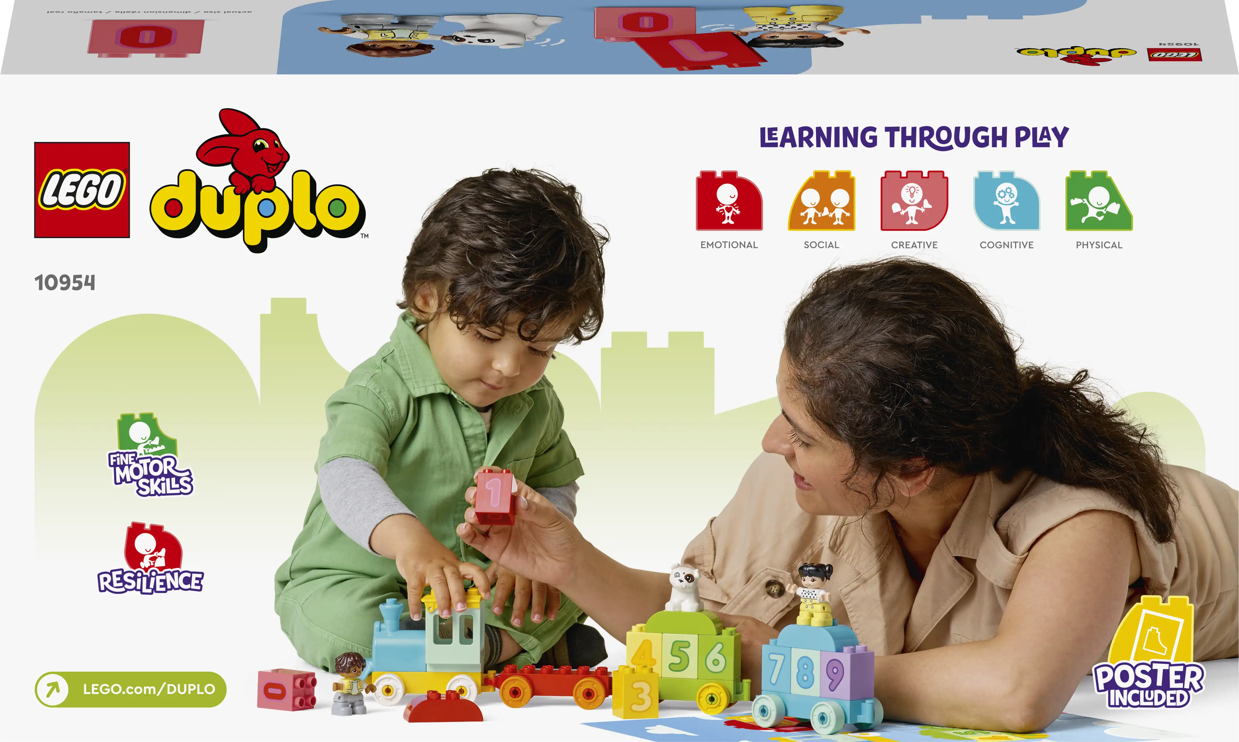 Zdjecie zestawu LEGO 10954 Duplo Pociąg z cyferkami - nauka liczenia 2