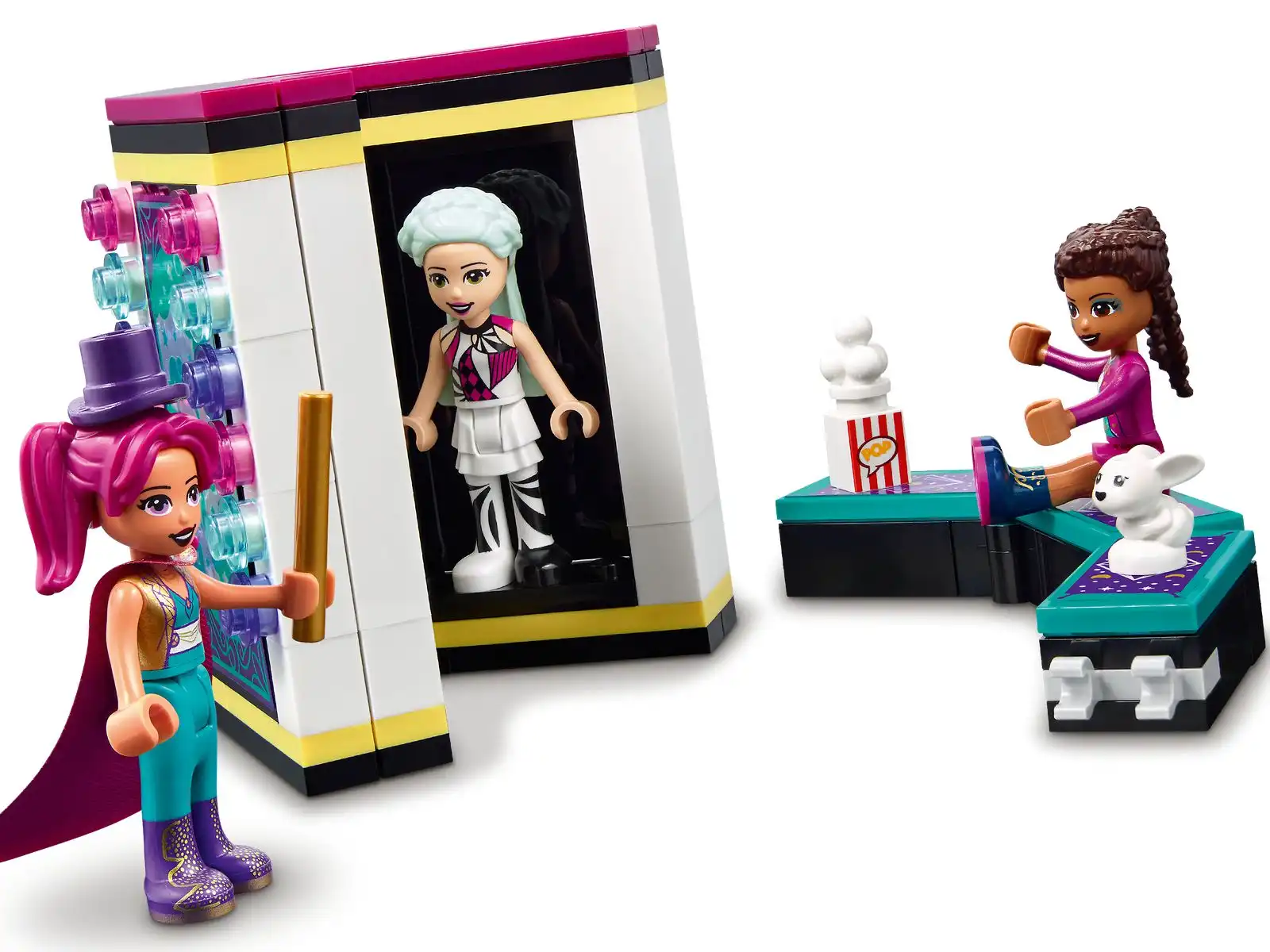Zdjecie zestawu LEGO 41685 Friends Magiczne wesołe miasteczko z kolejką górską 1