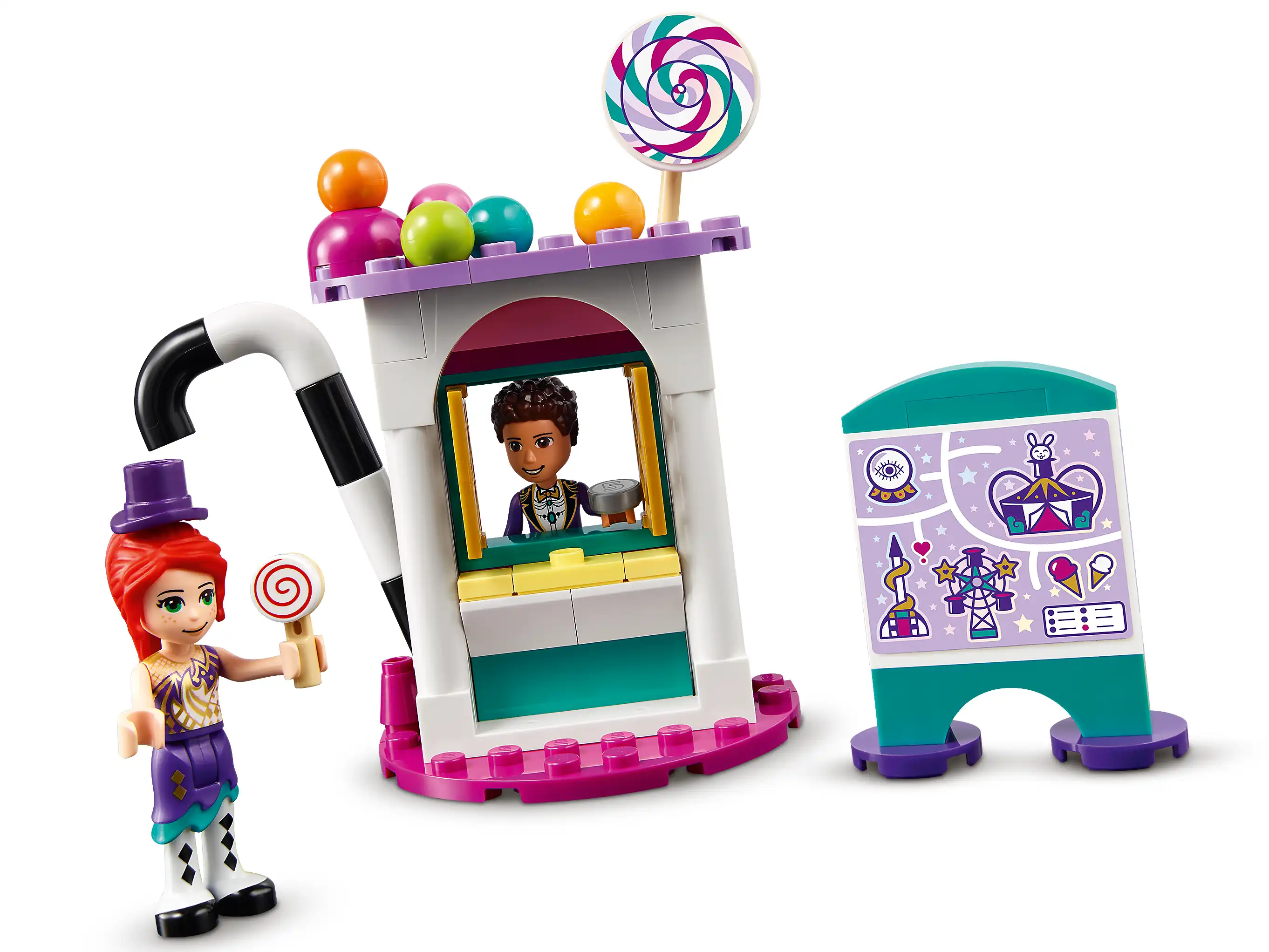 Zdjecie zestawu LEGO 41689 Friends Magiczny diabelski młyn i zjeżdżalnia 2