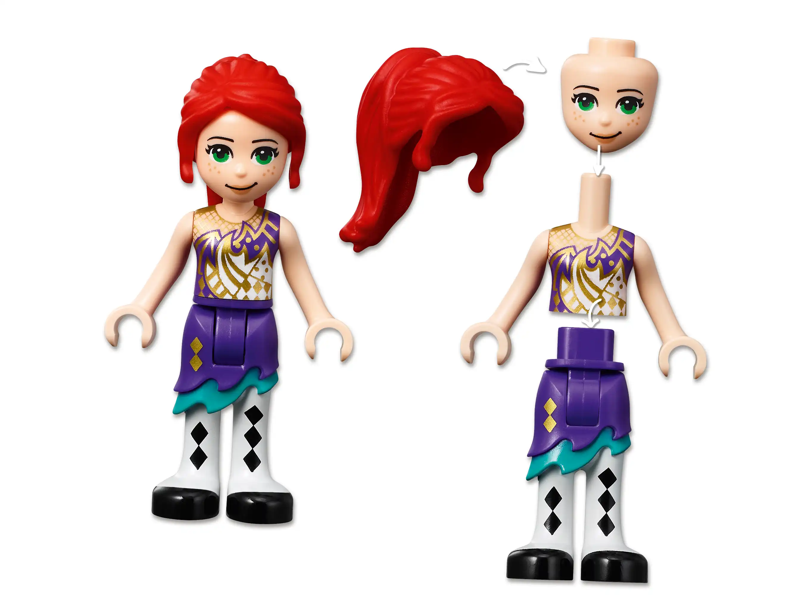 Zdjecie zestawu LEGO 41689 Friends Magiczny diabelski młyn i zjeżdżalnia 4