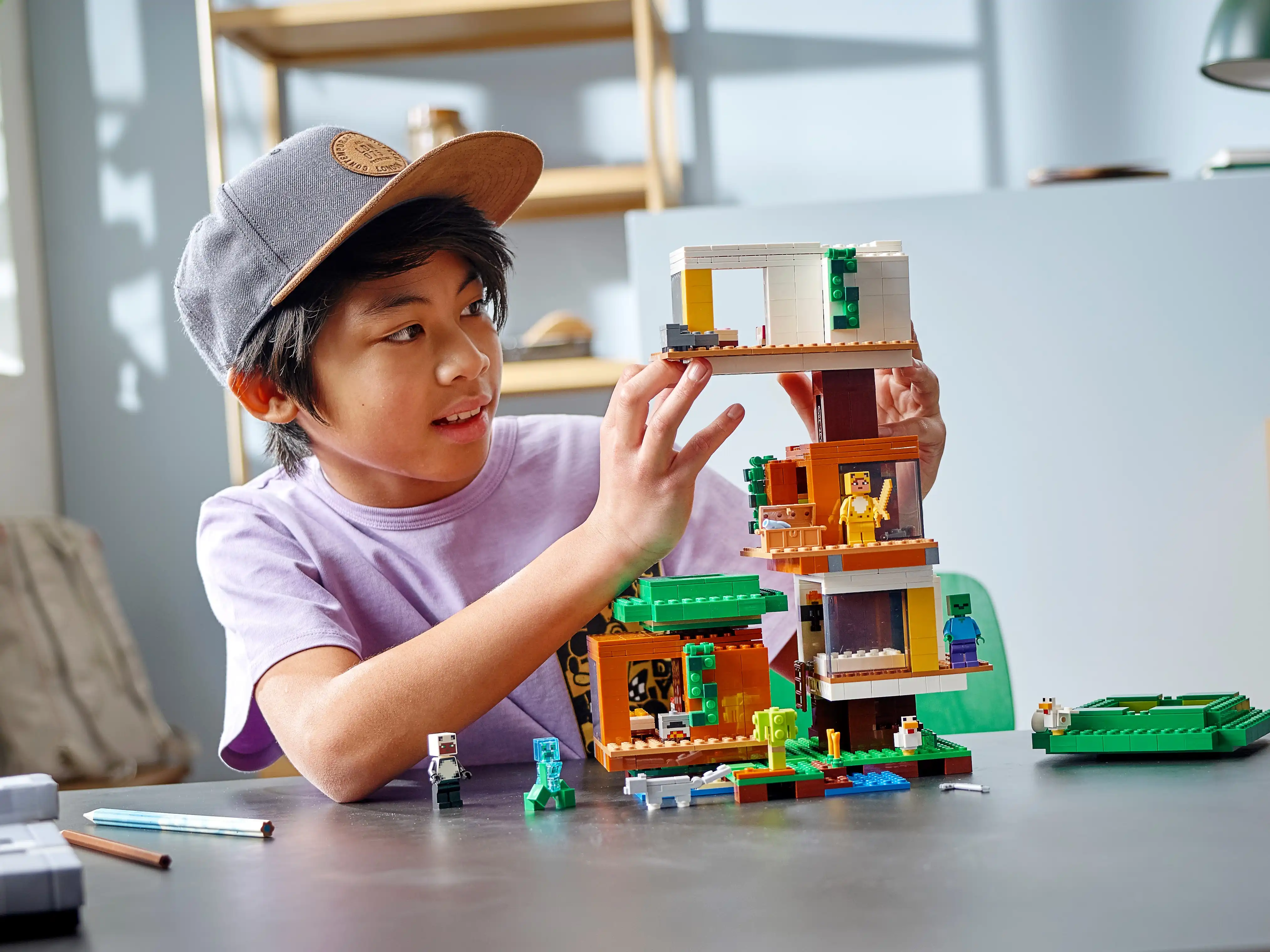 Zdjecie zestawu LEGO 21174 Minecraft Nowoczesny domek na drzewie 4